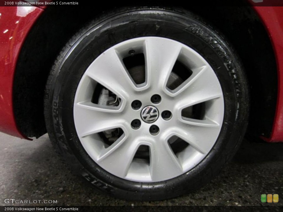 2008 Volkswagen New Beetle S Convertible Wheel and Tire Photo #52727856