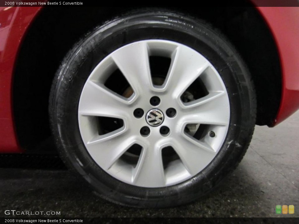 2008 Volkswagen New Beetle S Convertible Wheel and Tire Photo #52727868