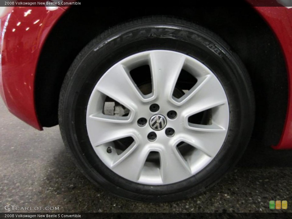 2008 Volkswagen New Beetle S Convertible Wheel and Tire Photo #52727960
