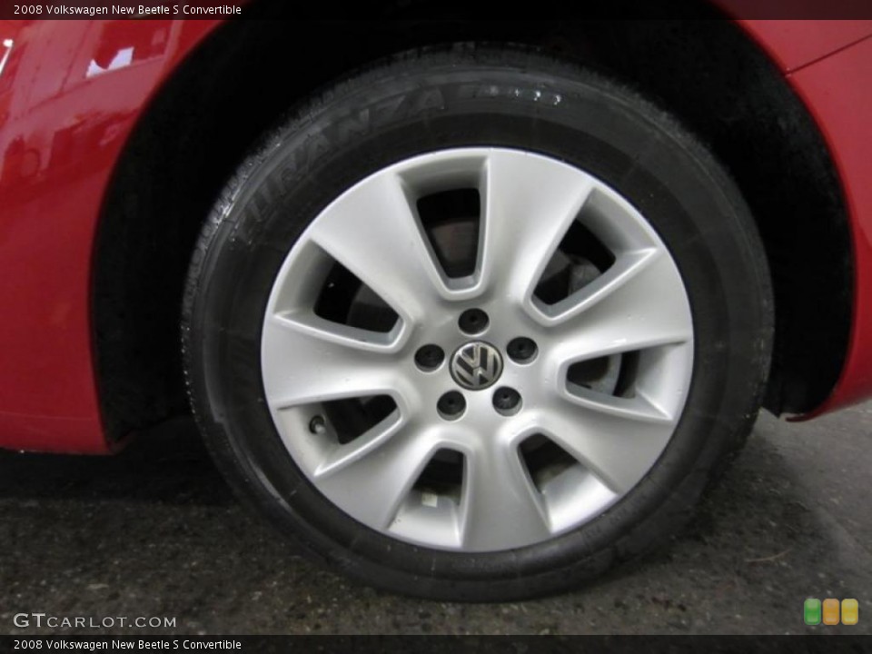 2008 Volkswagen New Beetle S Convertible Wheel and Tire Photo #52727968