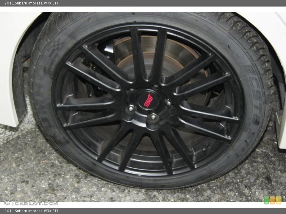 2011 Subaru Impreza WRX STi Wheel and Tire Photo #52735328