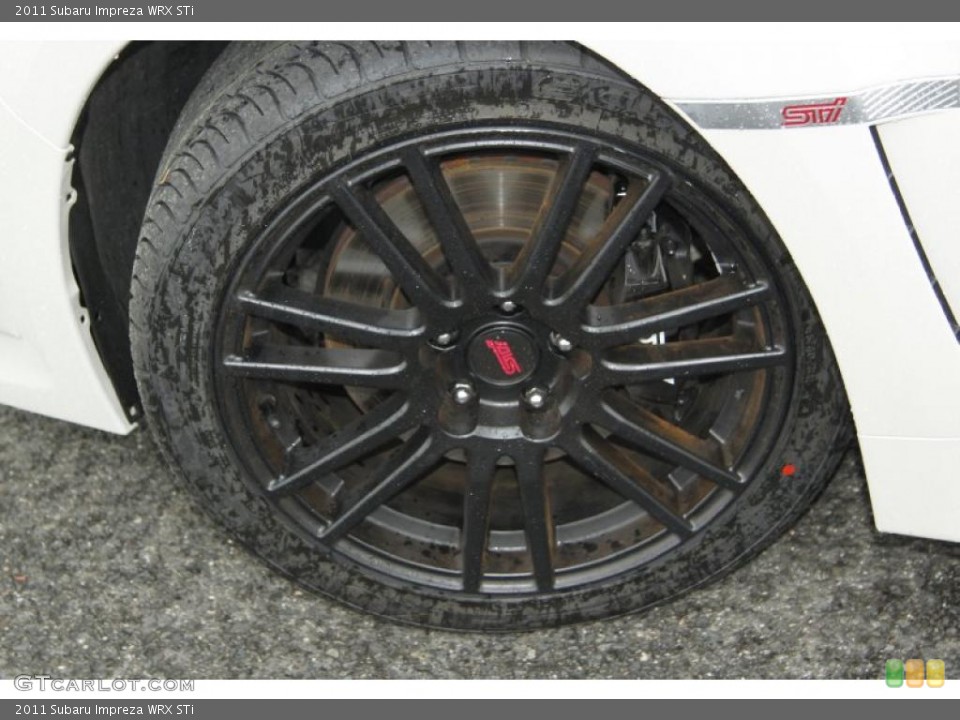 2011 Subaru Impreza WRX STi Wheel and Tire Photo #52735360