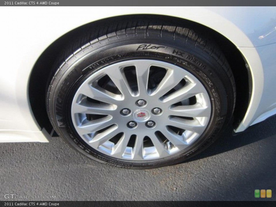 2011 Cadillac CTS 4 AWD Coupe Wheel and Tire Photo #52735988