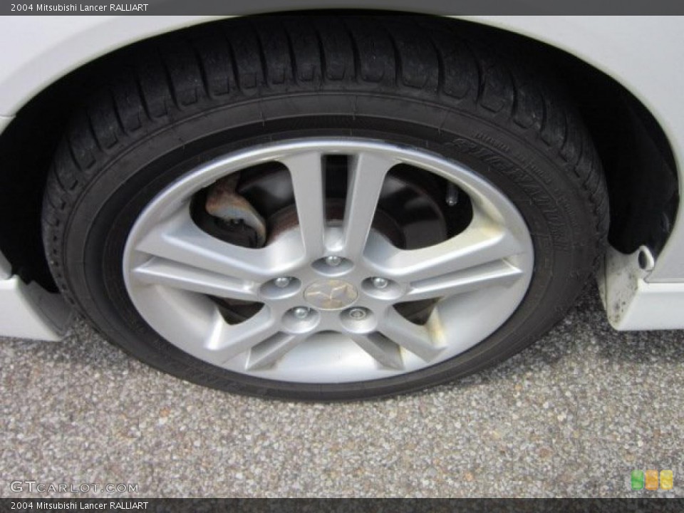 2004 Mitsubishi Lancer RALLIART Wheel and Tire Photo #52738252