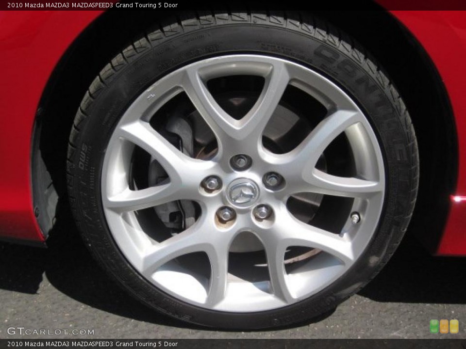2010 Mazda MAZDA3 MAZDASPEED3 Grand Touring 5 Door Wheel and Tire Photo #52745576