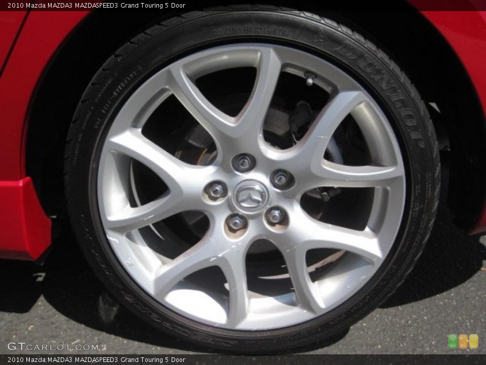 2010 Mazda MAZDA3 MAZDASPEED3 Grand Touring 5 Door Wheel and Tire Photo #52745588