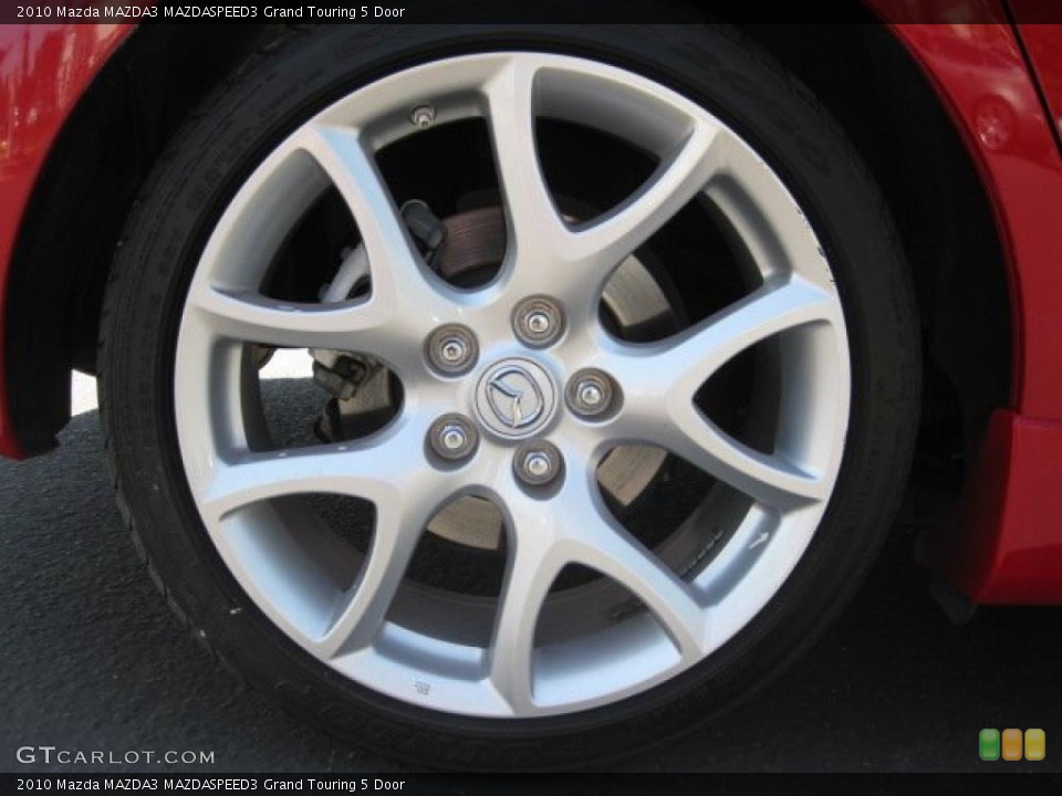 2010 Mazda MAZDA3 MAZDASPEED3 Grand Touring 5 Door Wheel and Tire Photo #52745604