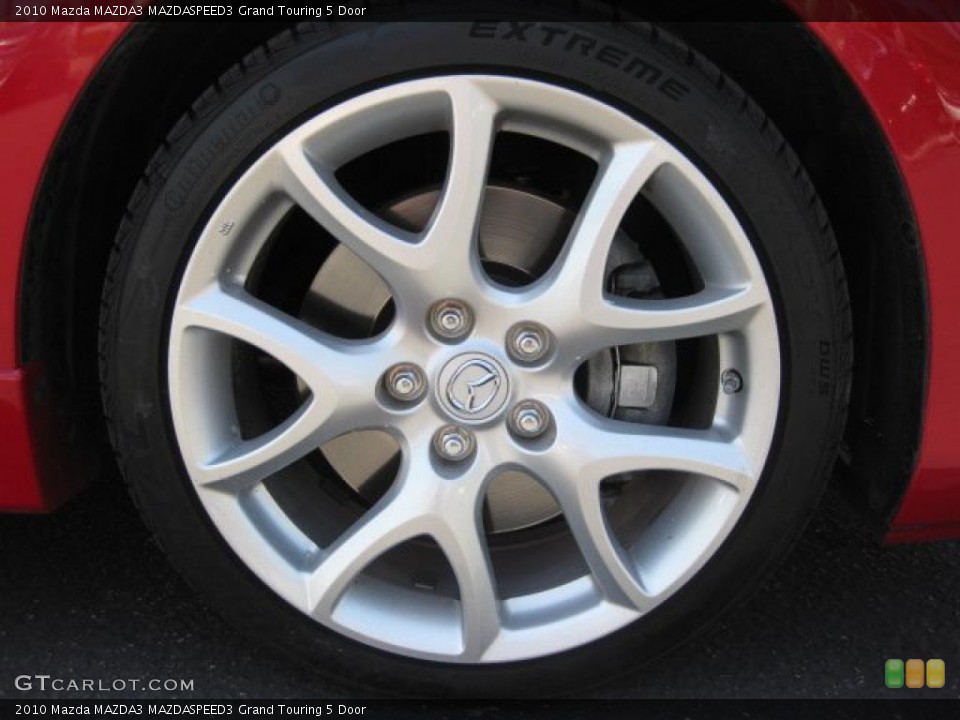 2010 Mazda MAZDA3 MAZDASPEED3 Grand Touring 5 Door Wheel and Tire Photo #52745616