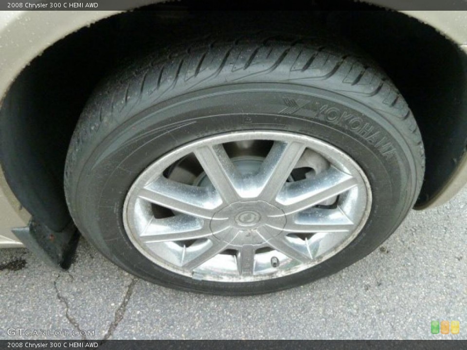 2008 Chrysler 300 C HEMI AWD Wheel and Tire Photo #52747204