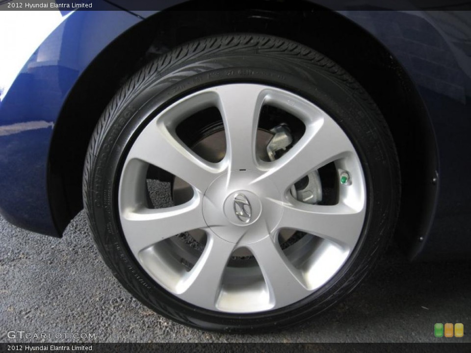 2012 Hyundai Elantra Limited Wheel and Tire Photo #52748088
