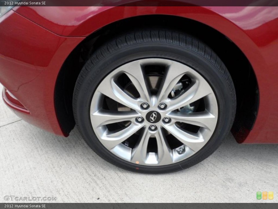 2012 Hyundai Sonata SE Wheel and Tire Photo #52751256
