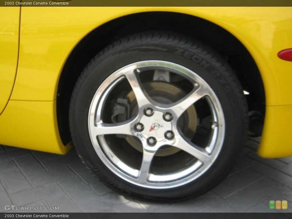 2003 Chevrolet Corvette Convertible Wheel and Tire Photo #52751564
