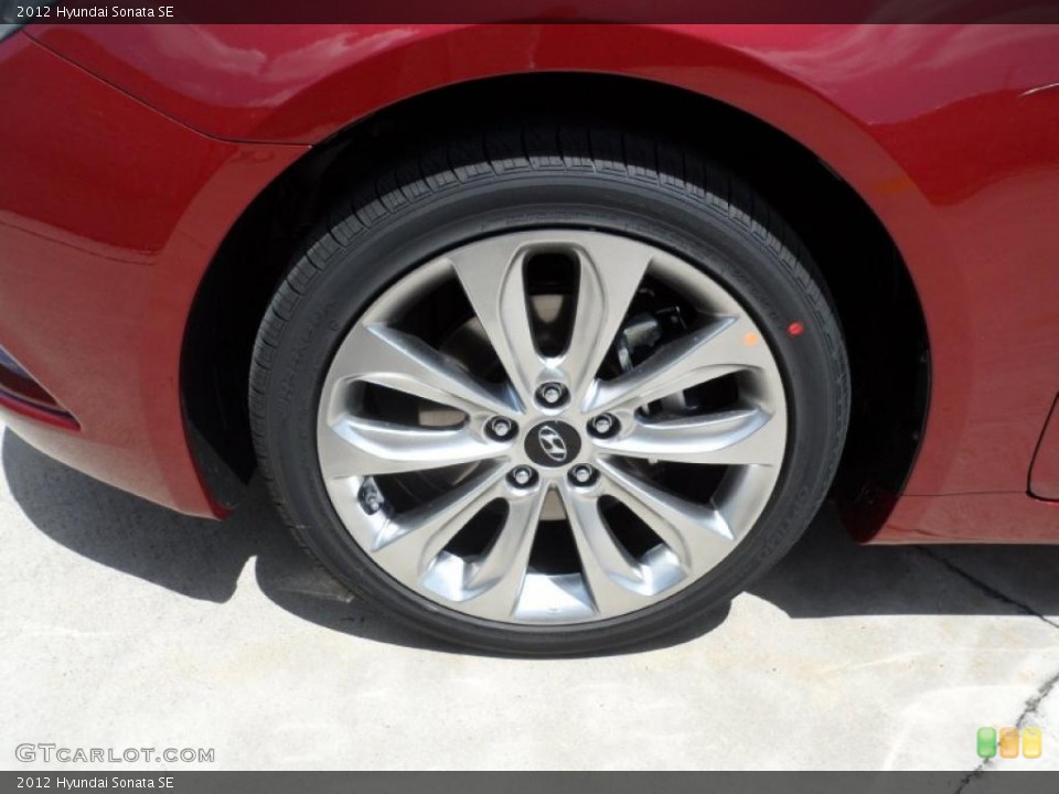 2012 Hyundai Sonata SE Wheel and Tire Photo #52751812