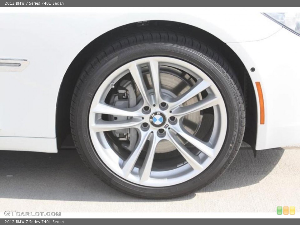 2012 BMW 7 Series 740Li Sedan Wheel and Tire Photo #52761824