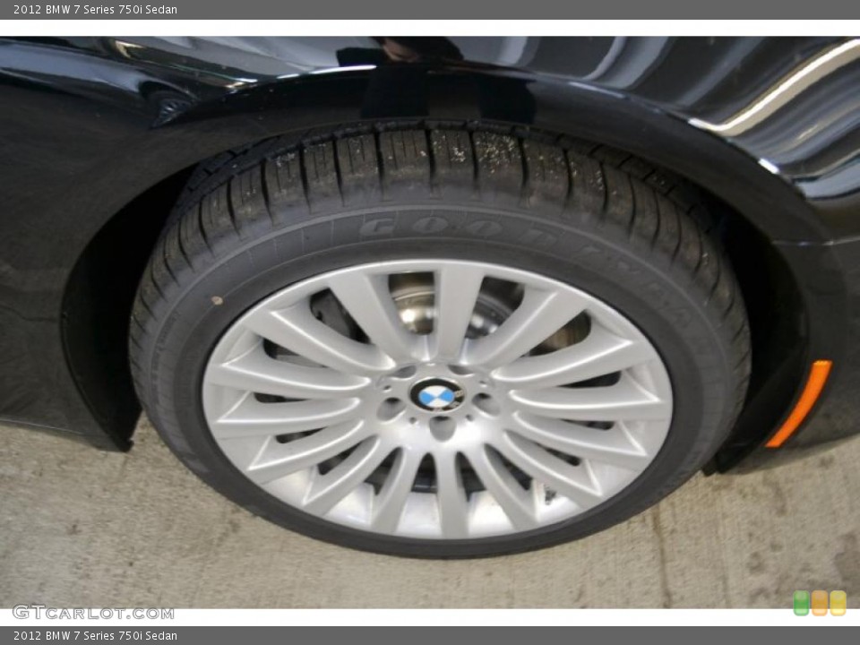 2012 BMW 7 Series 750i Sedan Wheel and Tire Photo #52779240