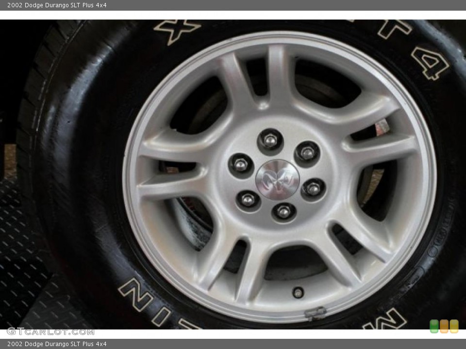 2002 Dodge Durango SLT Plus 4x4 Wheel and Tire Photo #52779832