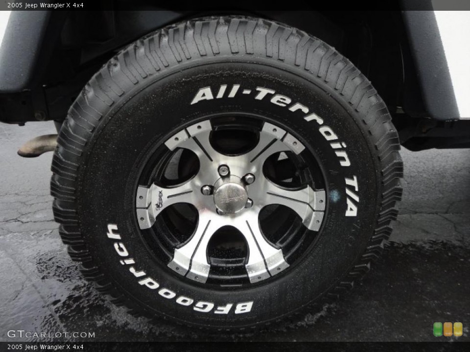 2005 Jeep Wrangler Custom Wheel and Tire Photo #52783564