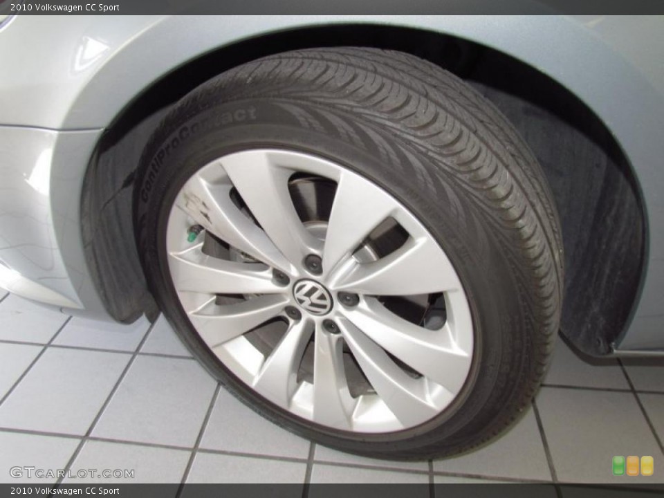 2010 Volkswagen CC Sport Wheel and Tire Photo #52791108