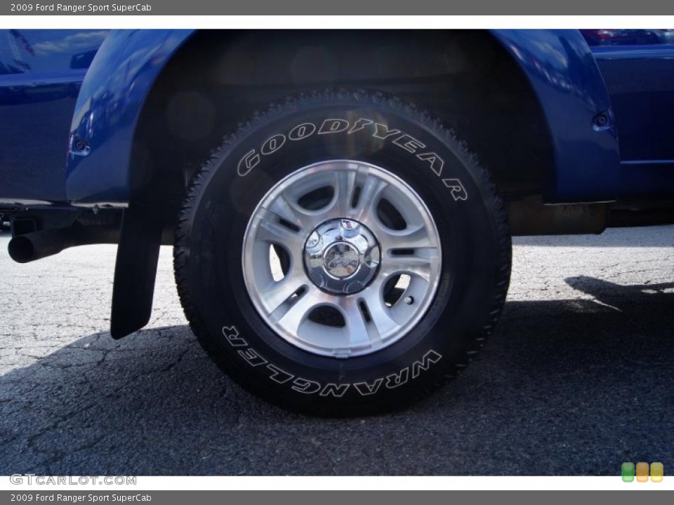 2009 Ford Ranger Sport SuperCab Wheel and Tire Photo #52796200
