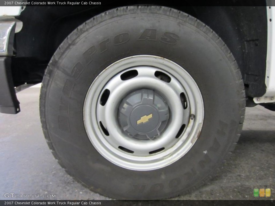 2007 Chevrolet Colorado Work Truck Regular Cab Chassis Wheel and Tire Photo #52806976
