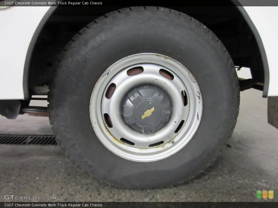 2007 Chevrolet Colorado Work Truck Regular Cab Chassis Wheel and Tire Photo #52806984