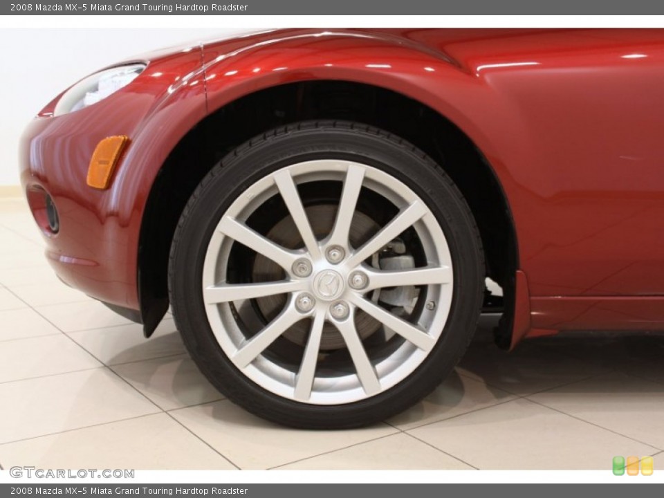 2008 Mazda MX-5 Miata Grand Touring Hardtop Roadster Wheel and Tire Photo #52815633