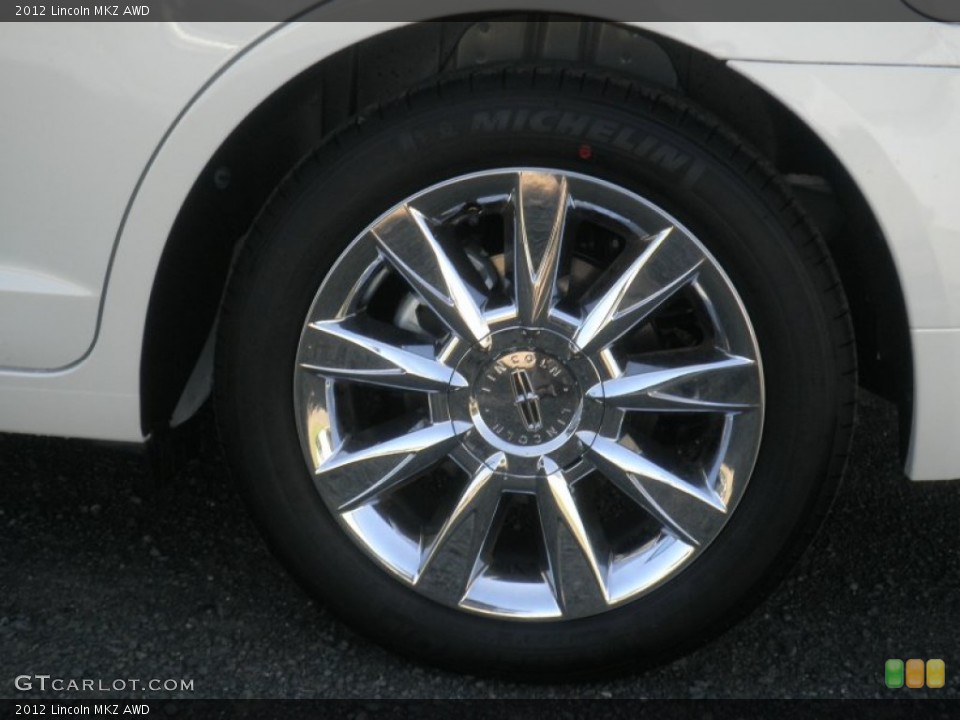 2012 Lincoln MKZ AWD Wheel and Tire Photo #52819499