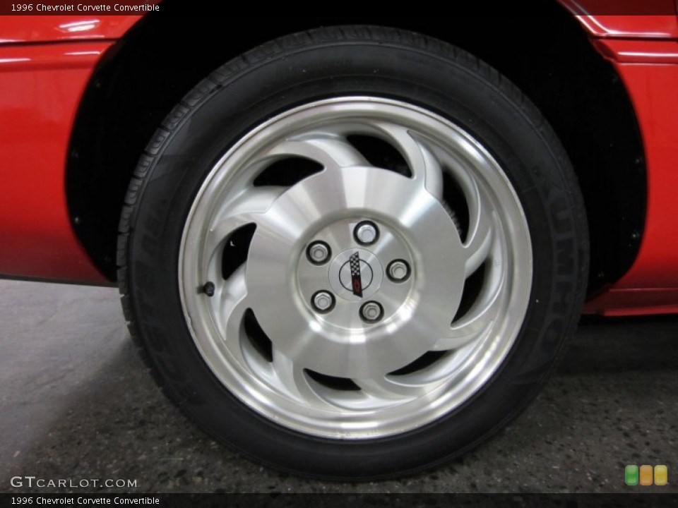 1996 Chevrolet Corvette Convertible Wheel and Tire Photo #52822667