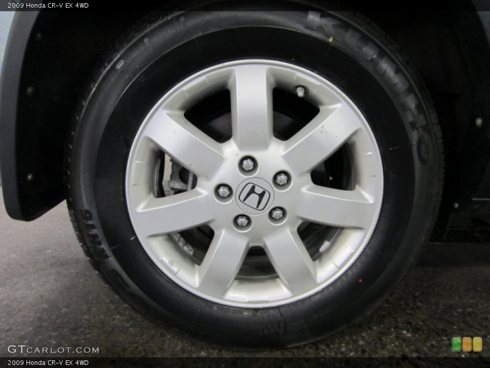 2009 Honda CR-V EX 4WD Wheel and Tire Photo #52824341