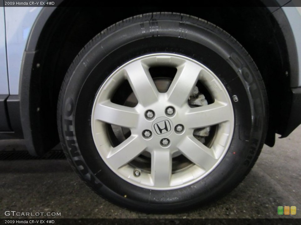 2009 Honda CR-V EX 4WD Wheel and Tire Photo #52824359