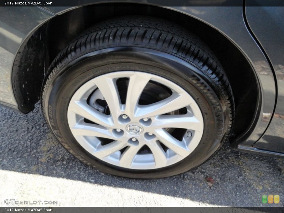 2012 Mazda MAZDA5 Sport Wheel and Tire Photo #52825340