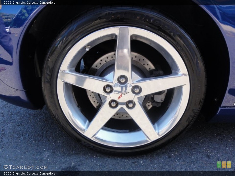2006 Chevrolet Corvette Convertible Wheel and Tire Photo #52826201