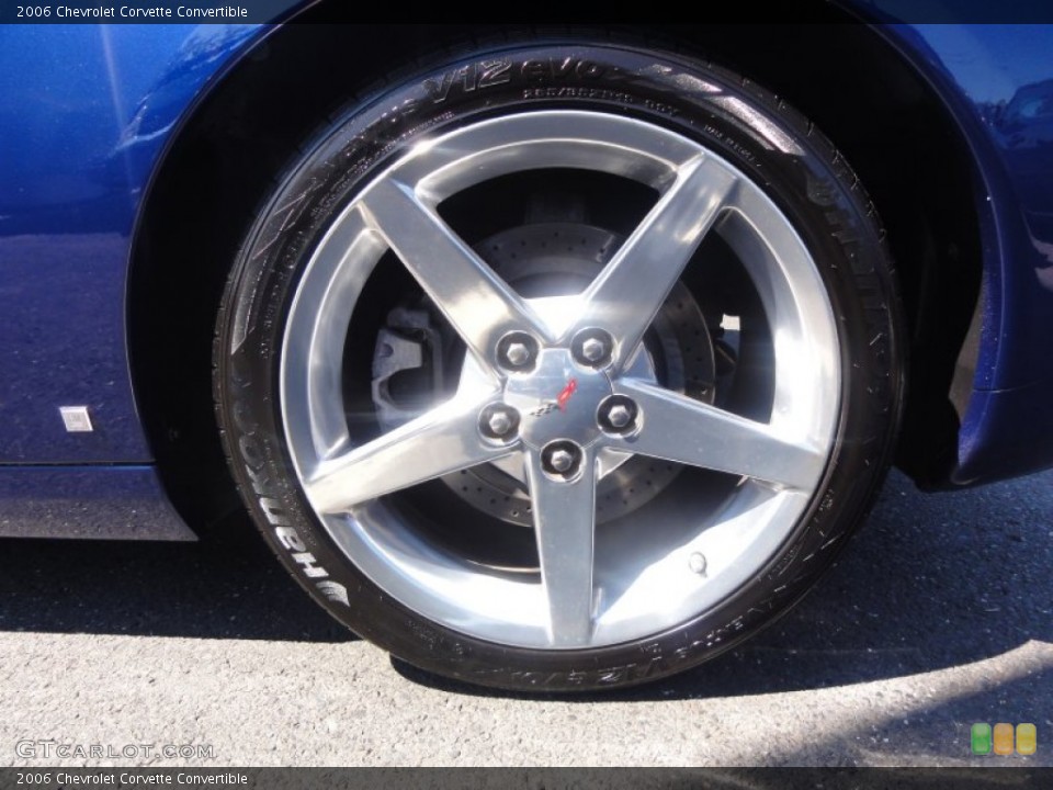 2006 Chevrolet Corvette Convertible Wheel and Tire Photo #52826216