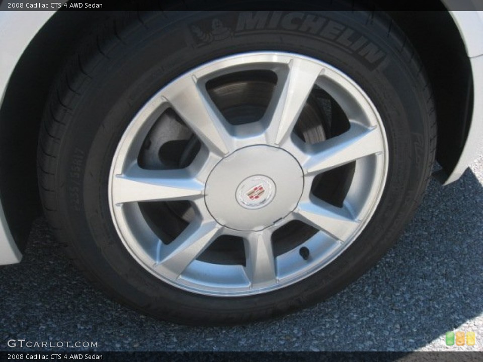 2008 Cadillac CTS 4 AWD Sedan Wheel and Tire Photo #52829554