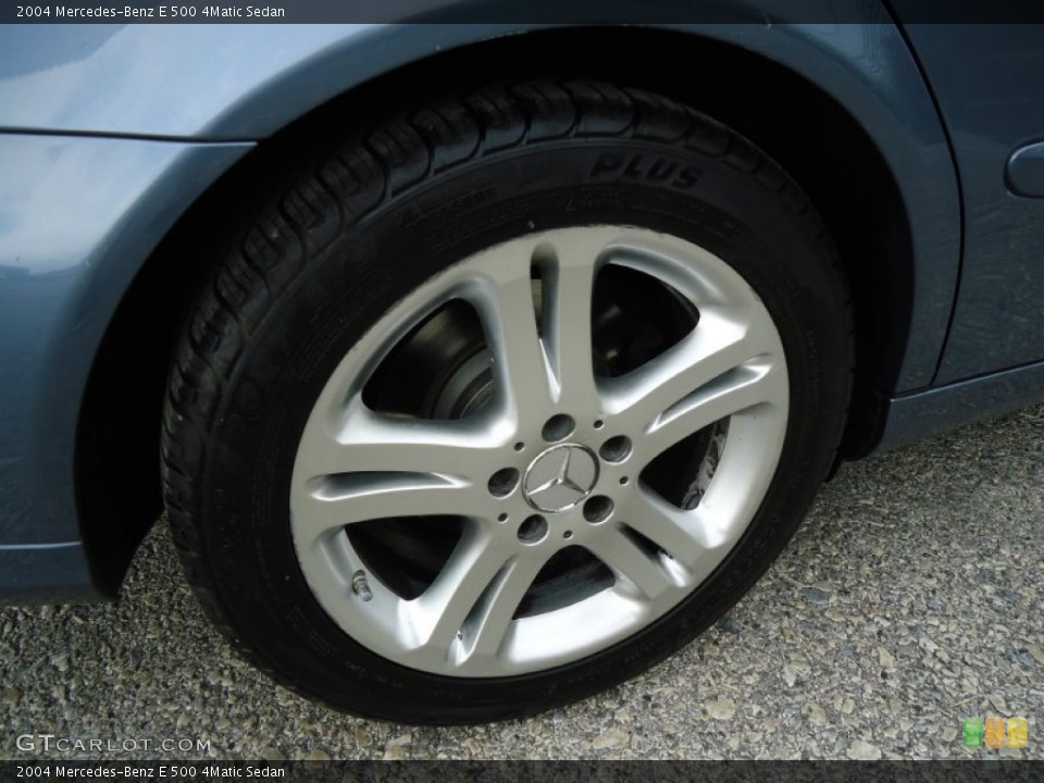 2004 Mercedes-Benz E 500 4Matic Sedan Wheel and Tire Photo #52846011