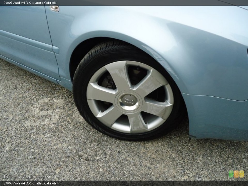 2006 Audi A4 3.0 quattro Cabriolet Wheel and Tire Photo #52846674