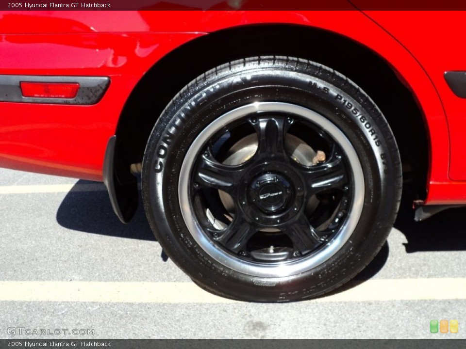 2005 Hyundai Elantra Custom Wheel and Tire Photo #52856478