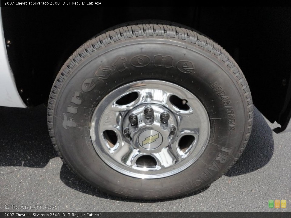 2007 Chevrolet Silverado 2500HD LT Regular Cab 4x4 Wheel and Tire Photo #52862772