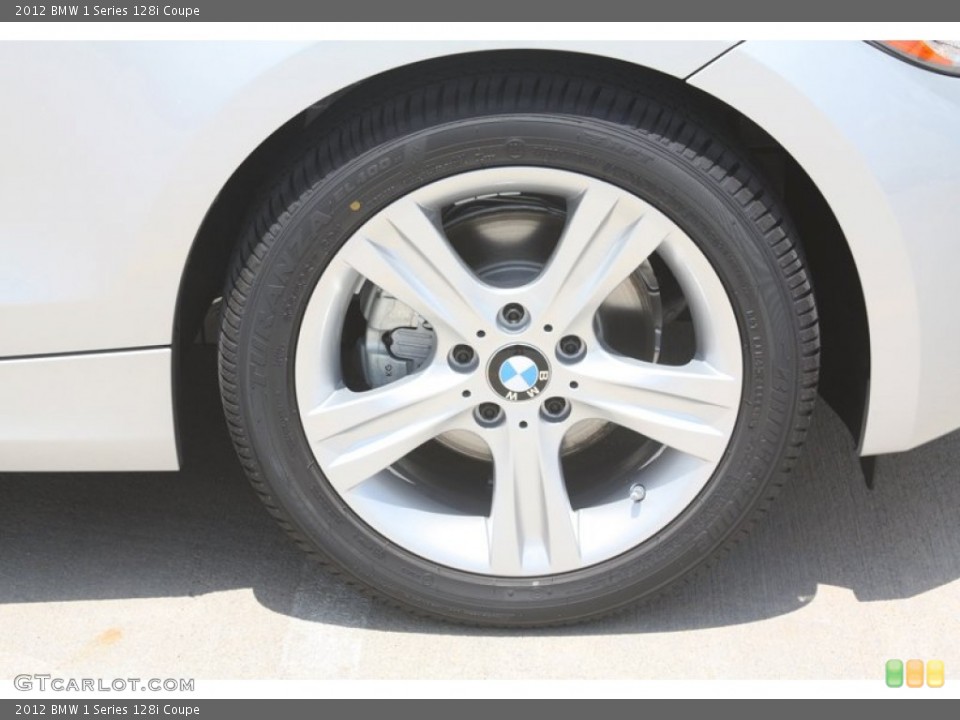 2012 BMW 1 Series 128i Coupe Wheel and Tire Photo #52869555
