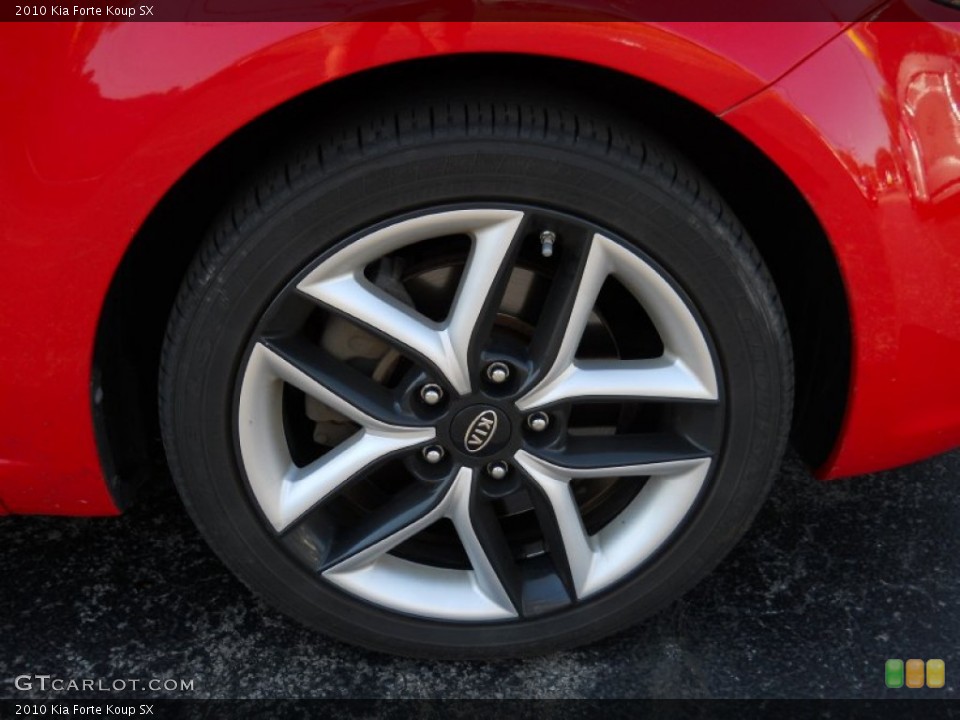 2010 Kia Forte Koup SX Wheel and Tire Photo #52871907