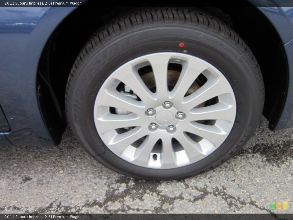 2011 Subaru Impreza 2.5i Premium Wagon Wheel and Tire Photo #52875549