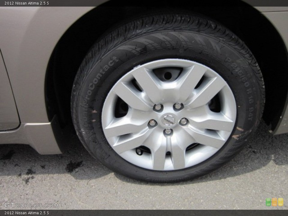 2012 Nissan Altima 2.5 S Wheel and Tire Photo #52876266