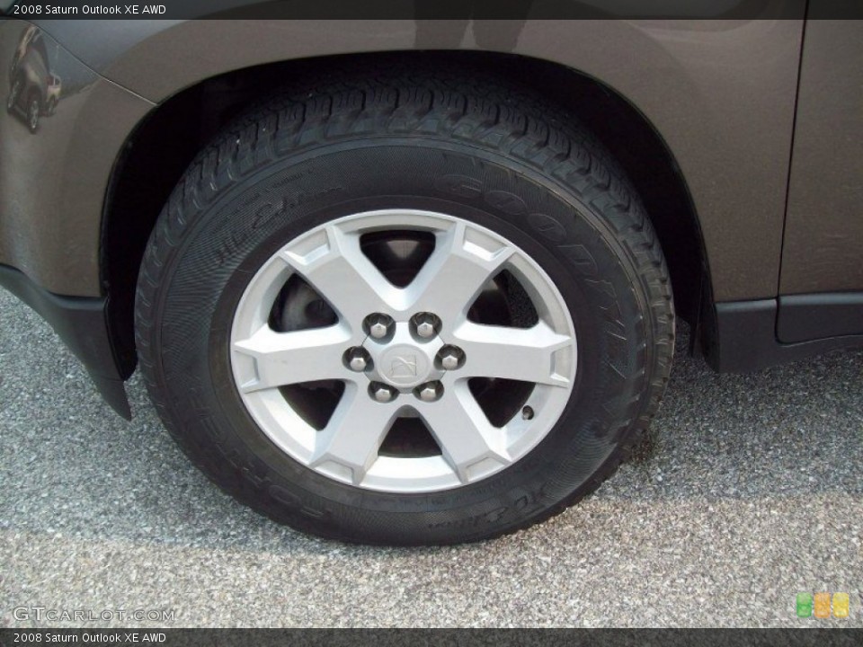 2008 Saturn Outlook XE AWD Wheel and Tire Photo #52876866