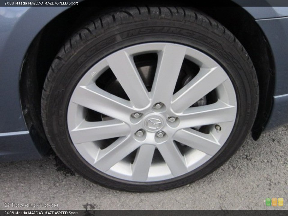 2008 Mazda MAZDA3 MAZDASPEED Sport Wheel and Tire Photo #52878051