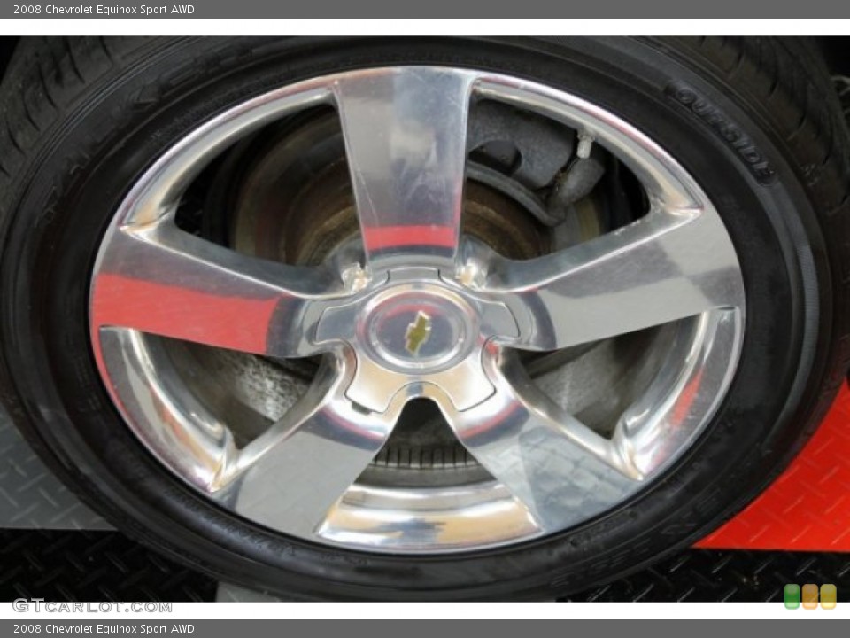 2008 Chevrolet Equinox Sport AWD Wheel and Tire Photo #52880271