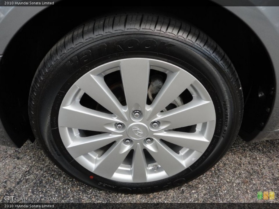 2010 Hyundai Sonata Limited Wheel and Tire Photo #52885671