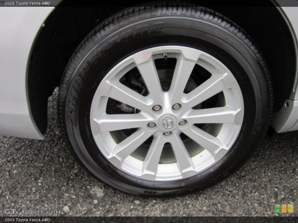 2009 Toyota Venza AWD Wheel and Tire Photo #52889250