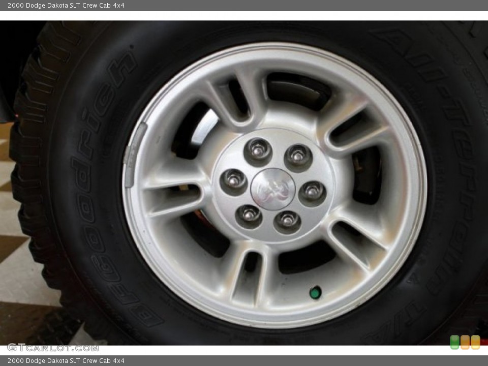 2000 Dodge Dakota SLT Crew Cab 4x4 Wheel and Tire Photo #52889439