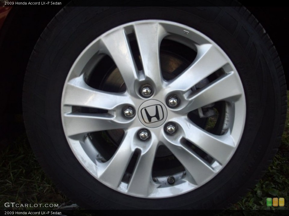 2009 Honda Accord LX-P Sedan Wheel and Tire Photo #52893690