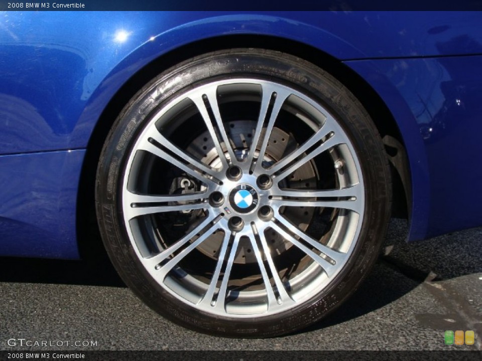 2008 BMW M3 Convertible Wheel and Tire Photo #52894635